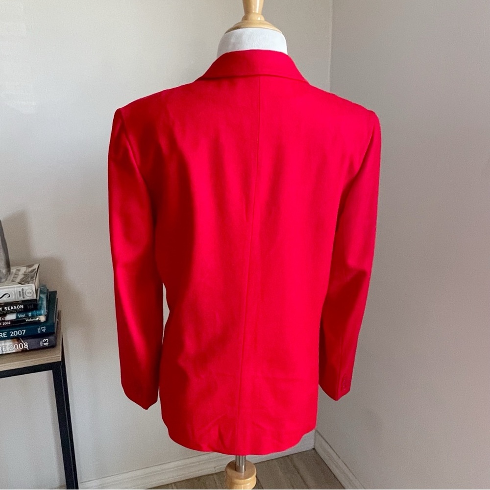 Vintage Pendleton Red Wool Blazer - image 5